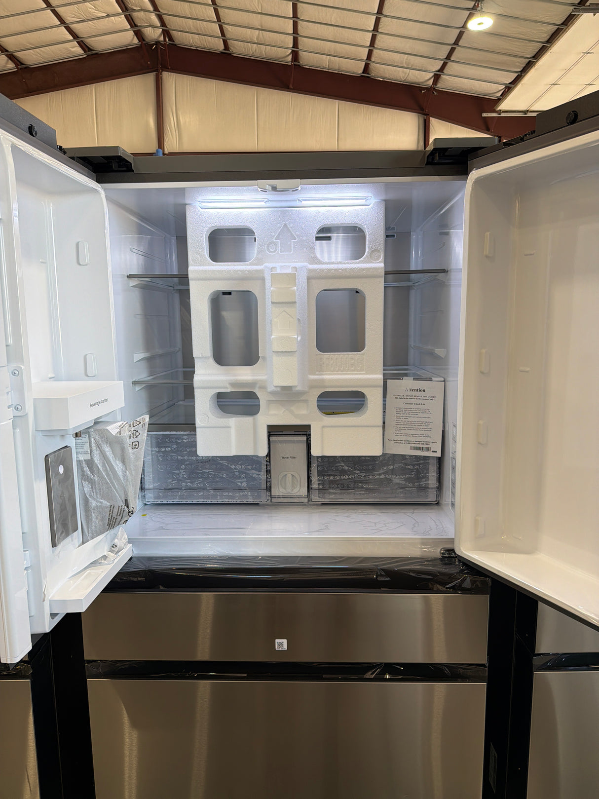 T8ID27 - Samsung RF70F29MERAA Counter Depth French Door Refrigerator