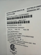 T9ID22 - Frigidaire FFUE2022AW Upright Freezer