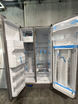 Whirlpool 24.6 cu ft Side-by-Side Refrigerator WRS315SDHM - scratch and dent, Nampa ID (photo 4)