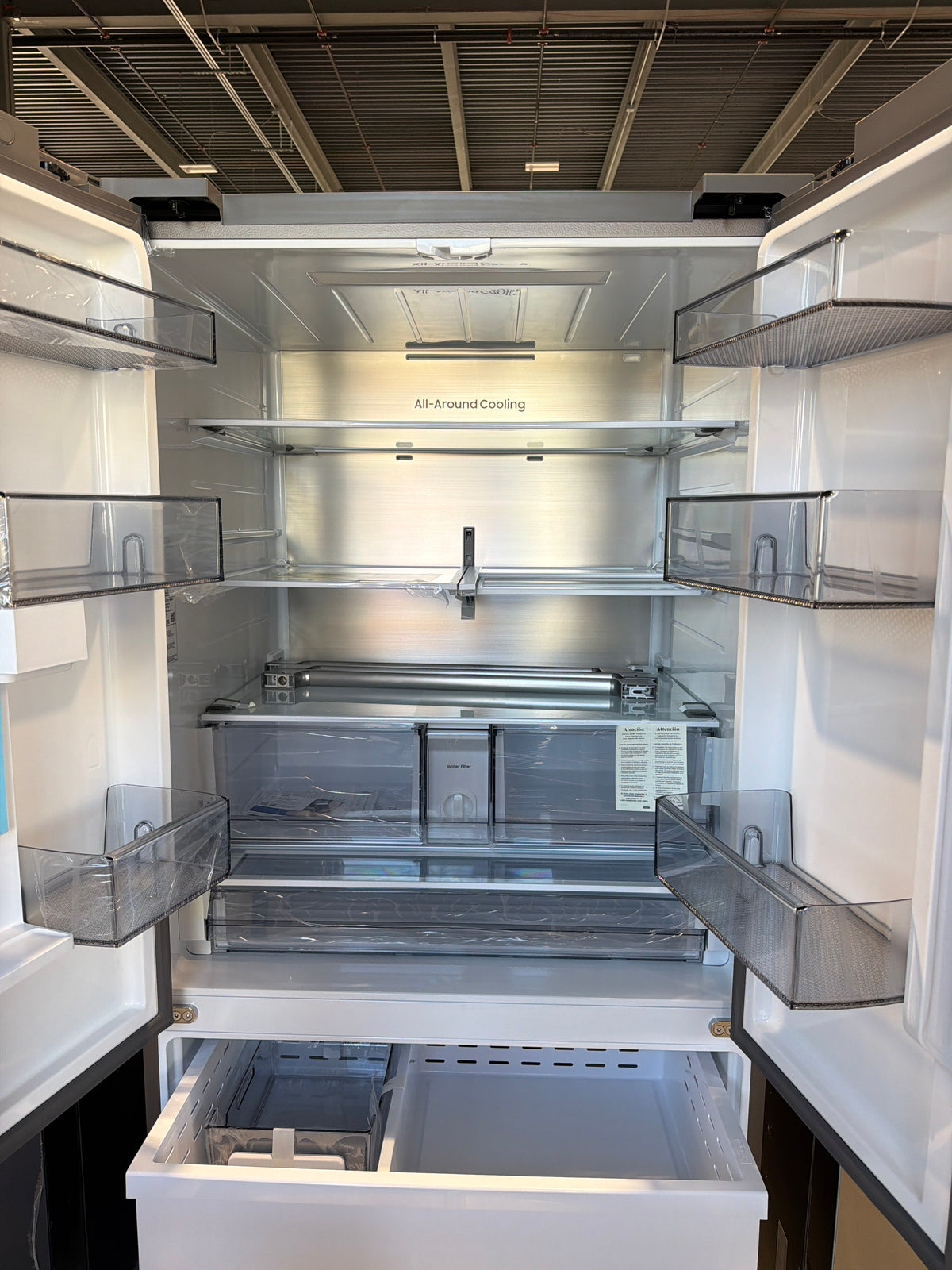 Samsung 30 cu ft French Door Refrigerator RF70H30KERAA – T2NP31
