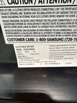 Samsung 7.4 cu ft Smart Gas Dryer DVG52A5500V/A3 – T2NP12