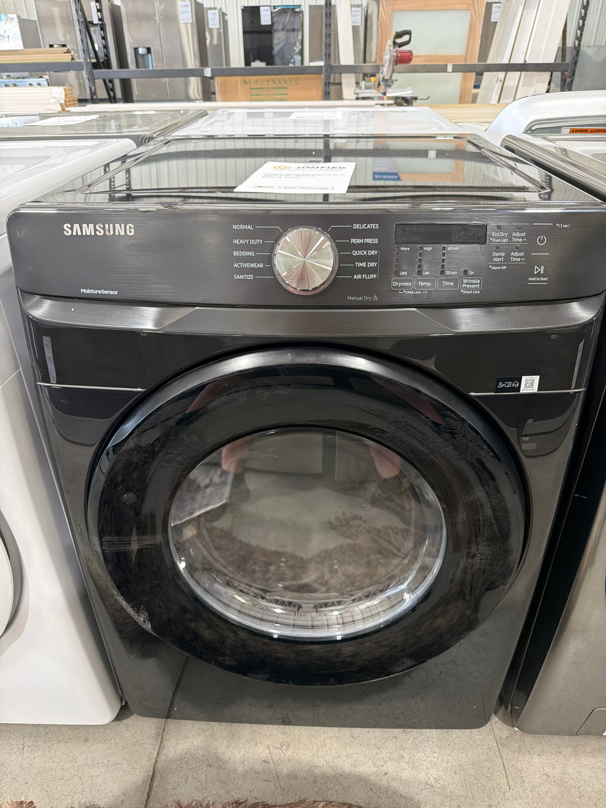 T13ID42 – DVE45T6000V/A3 7.5 Cu. Ft. Electric Dryer – Samsung
