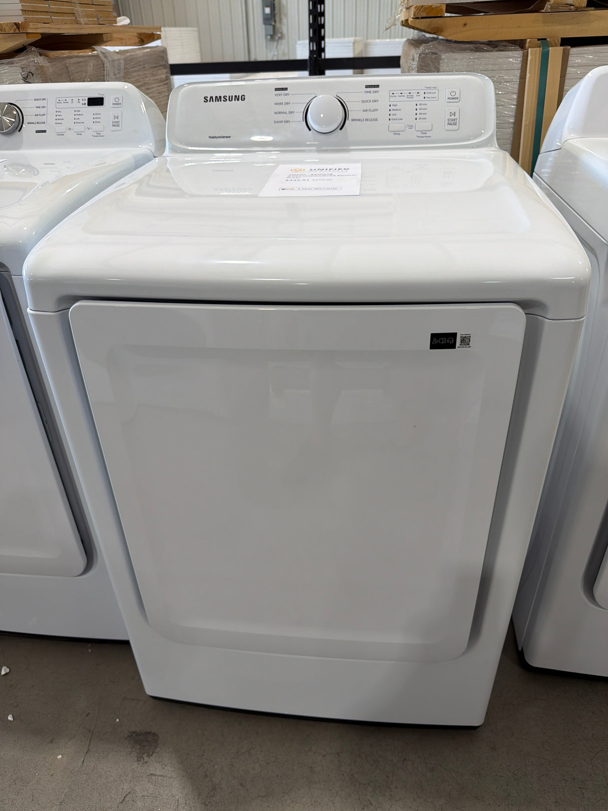 T8ID01 - Samsung DVE41A3000W/A3 Electric Dryer