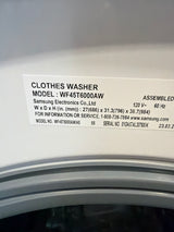 T8ID49 - Samsung WF45T6000AW/A5 Front Load Washer