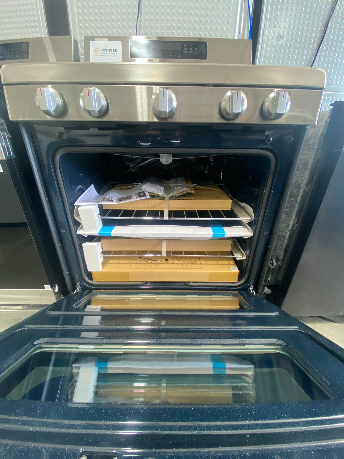 Samsung 6.0 cu ft Smart Gas Range with Flex Duo NX60A6751SS/AA – T13ID23