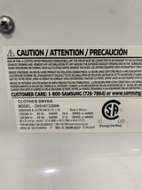 T11ID02 Samsung 7.2 cu ft Electric Dryer with Sensor Dry DVE45T3200W –