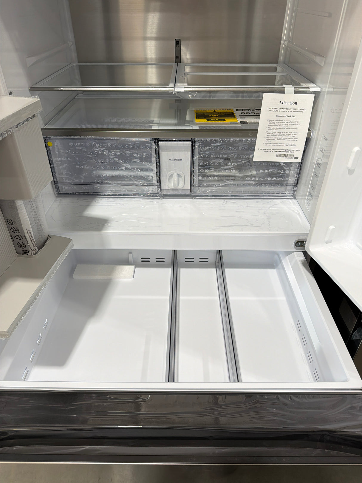 T11ID20 Samsung 29 cu ft 4-Door French Door Refrigerator with Beverage Center RF29BB8600QLAA –