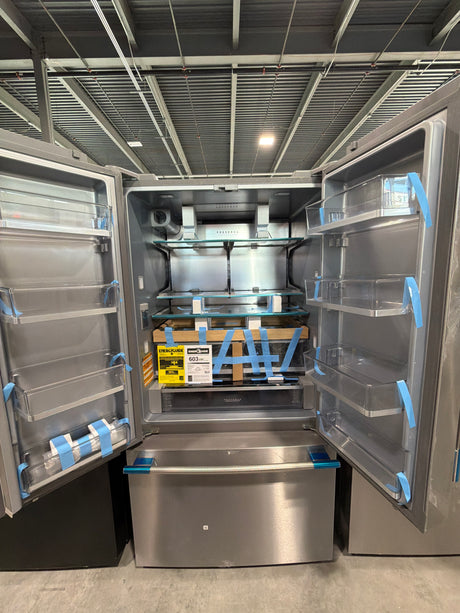 KitchenAid 24 cu ft Counter Depth French Door Refrigerator KRFC236SPS - scratch and dent, Nampa ID (photo 6)