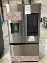 T2ID26 - 36 Inch Smart 3-Door French Door Refrigerator with 30 cu. ft. Total Capacity, Family Hub™, Dual Auto Ice Maker, Slide-In Shelf, Wi-Fi Enabled, RF32CG5900SRAA