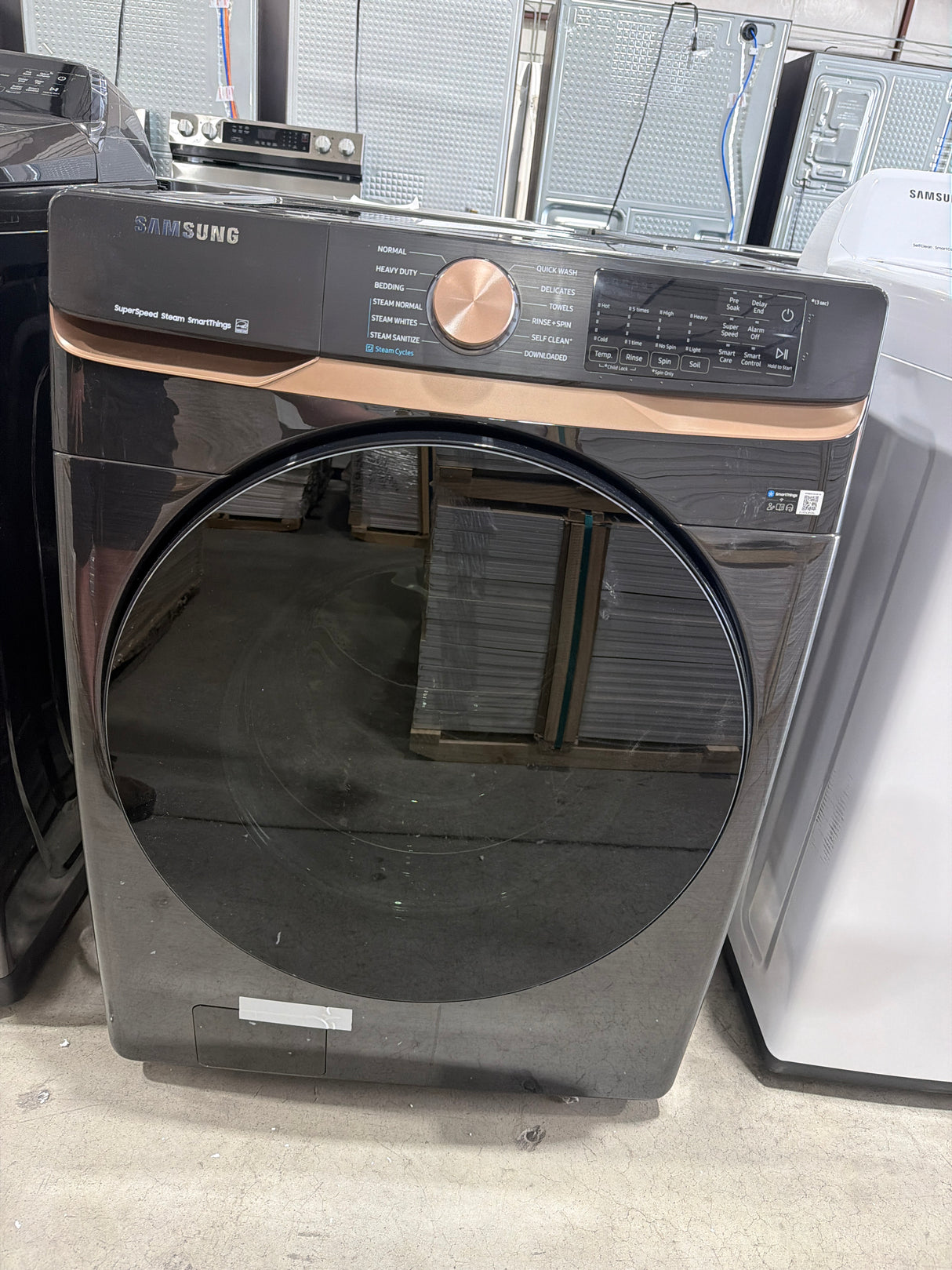 T12ID31 - Samsung WF50BG8300AVUS 5.0 cu. ft. Front Load Washer