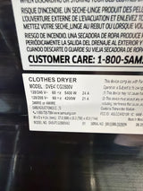 T8ID09 - Samsung DVE47CG3500V/A3 Smart Electric Dryer