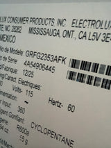 T9ID48 - Frigidaire GRFG2353AF French Door Refrigerator