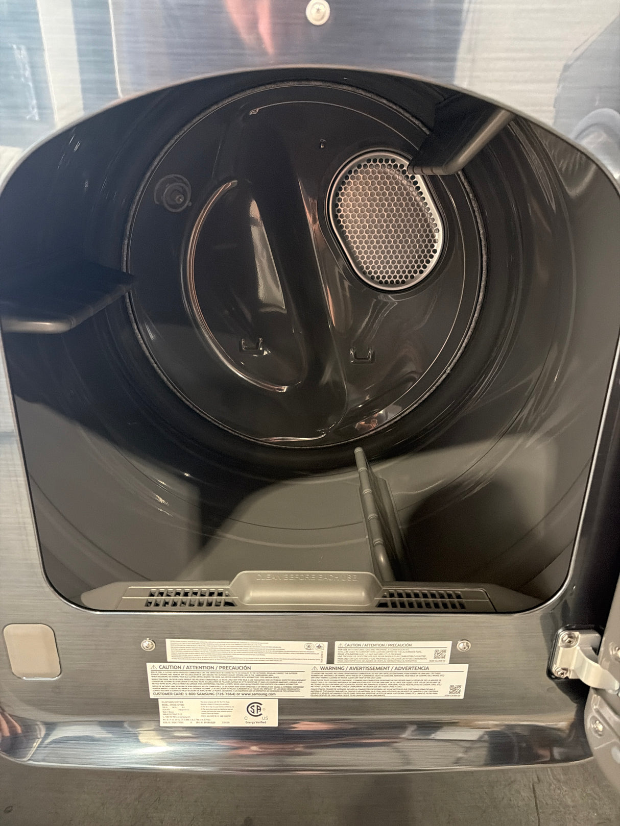 T12ID38 - Samsung DVG54CG7150DA3 7.4 cu. ft. Gas Dryer