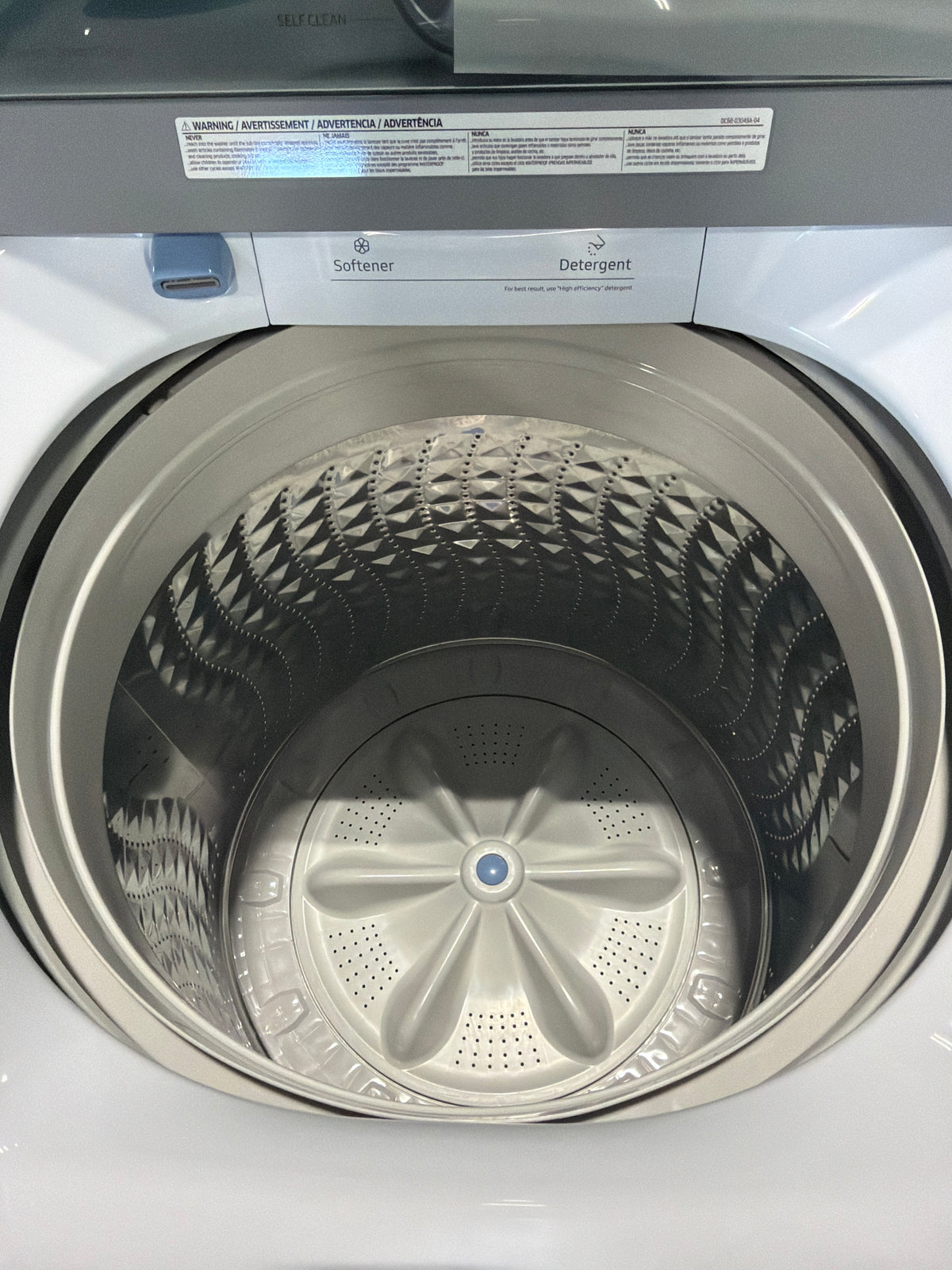 Samsung 4.7 cu ft Top Load Washer WA47CG3500AWA4 – T2NP42