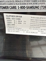 T13ID41 – DVE47CG3500VA3 7.4 Cu. Ft. Smart Electric Dryer – Samsung