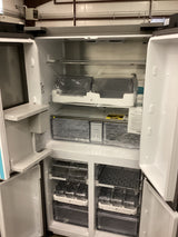 T1ID43 Bespoke Counter Depth 4-Door Flex™ Refrigerator (23 cu. ft.) with Beverage Center ™ with Customizable Door Panel Colors RF23DB9600APAA