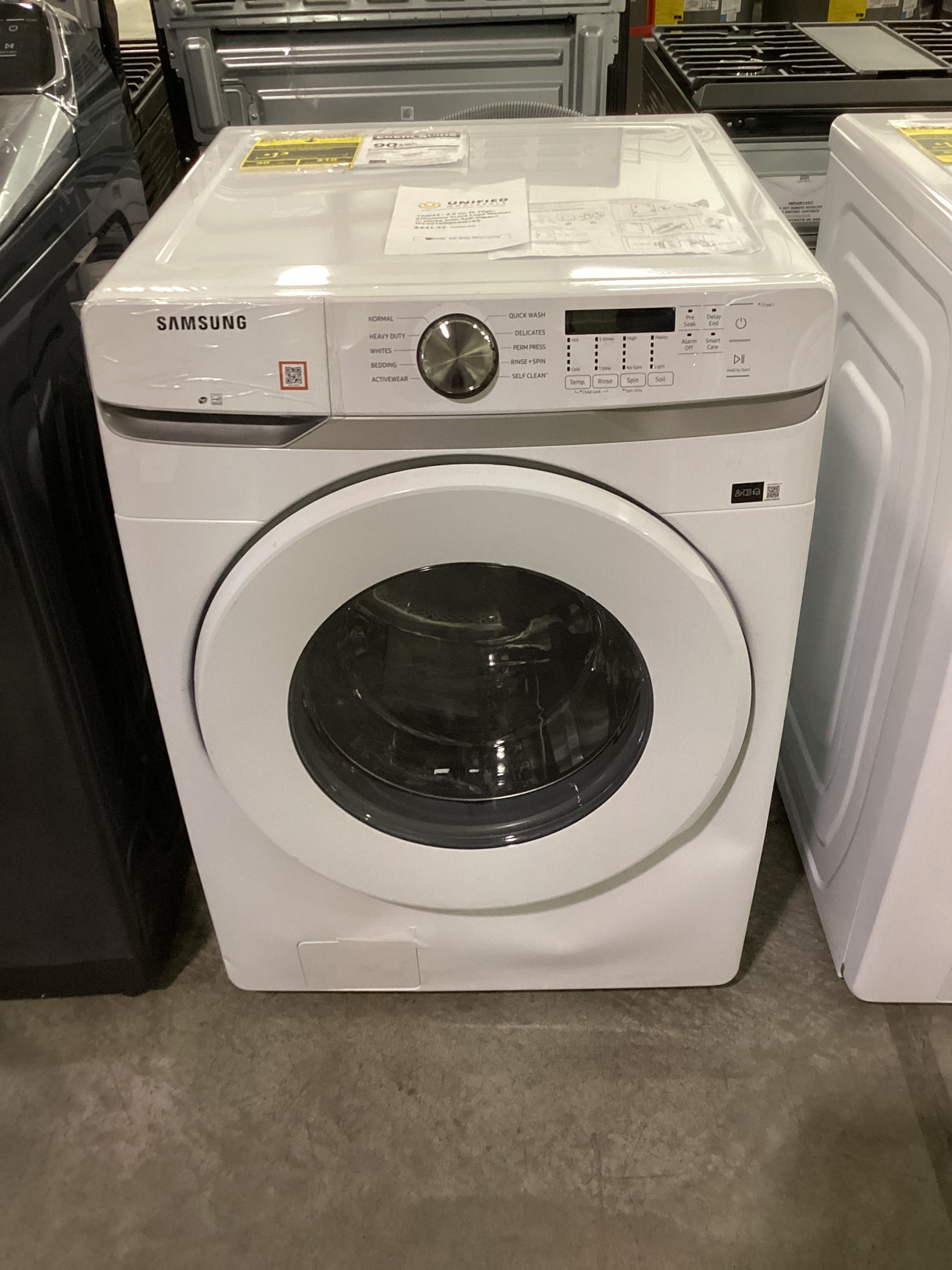 T2ID43 - 4.5 cu. ft. High-Efficiency Front Load Washer in White with Self-Clean+ WF45T6000AW/A5