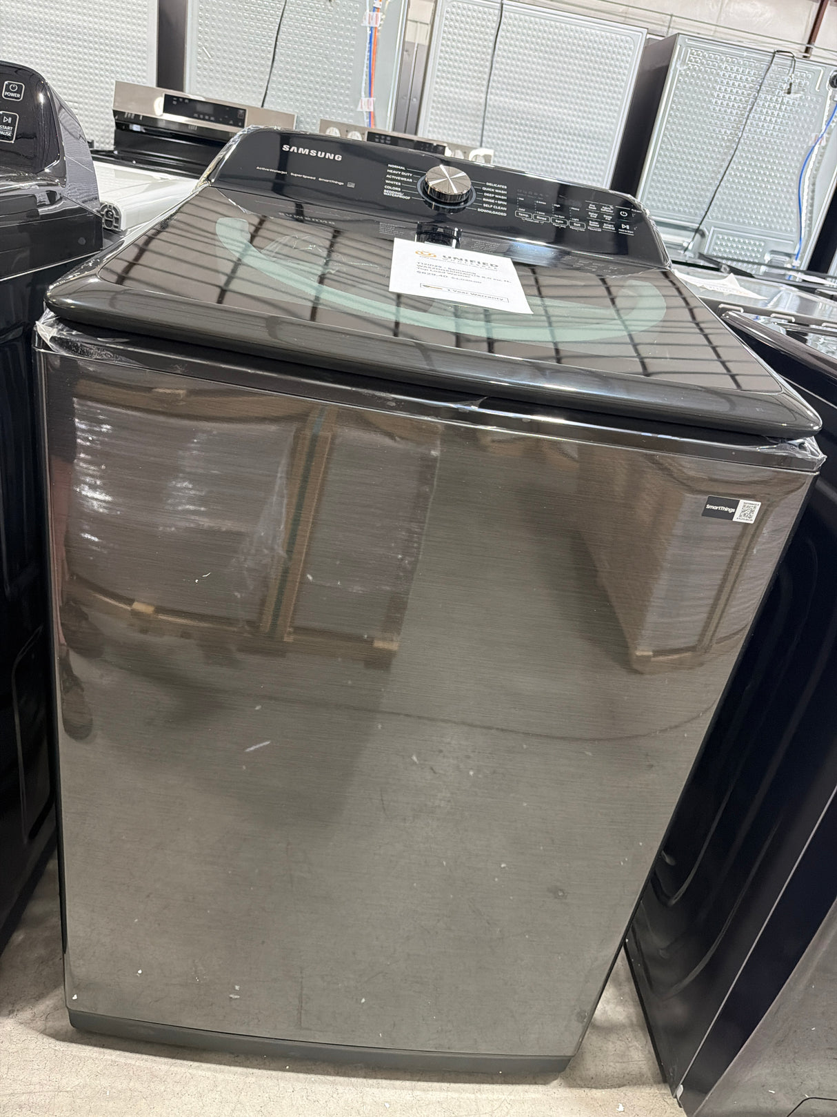 T12ID29 - Samsung WA52DG5500AVUS 6.0 cu. ft. Top Load Washer
