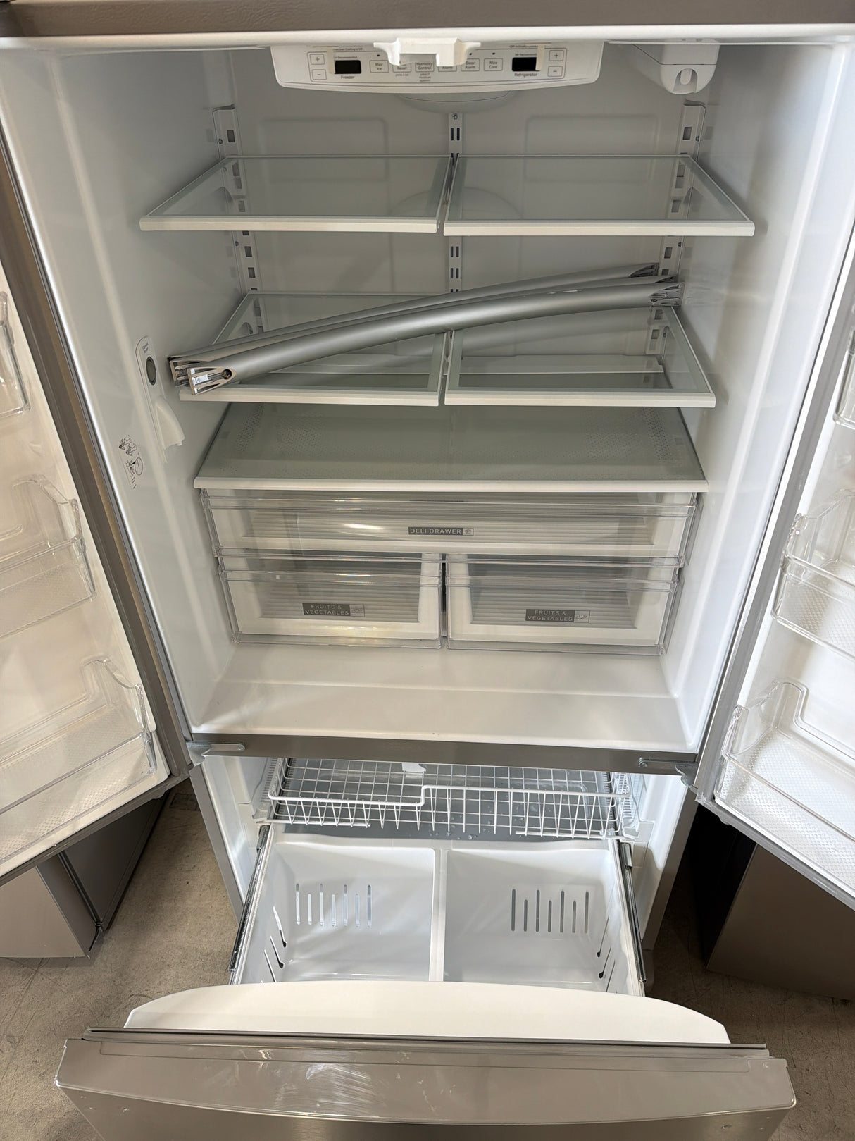T7ID12 Whirlpool WRFF3236RZ Refrigerator French Door 25 Cu. Ft.
