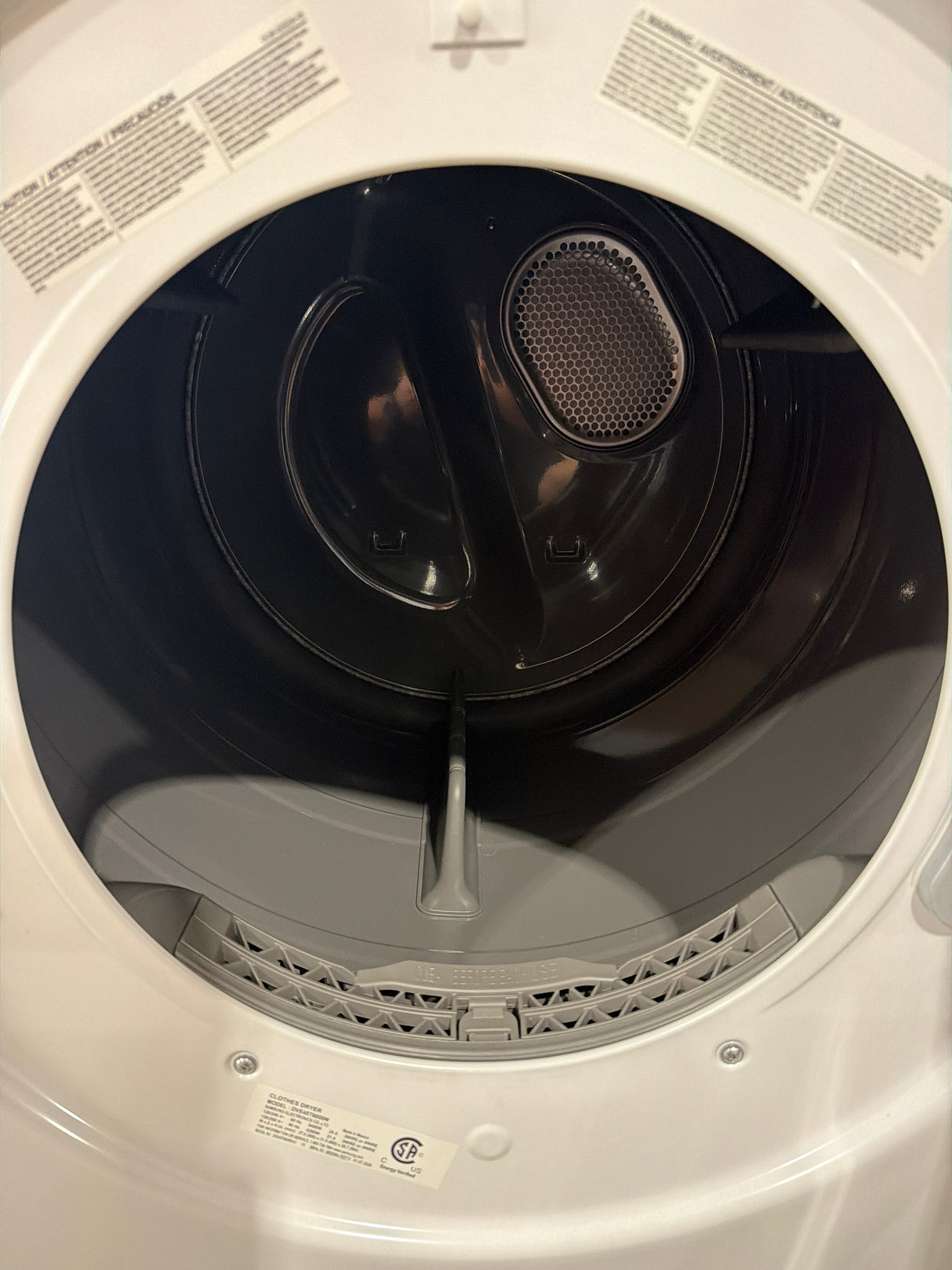 T12ID39 - Samsung DVE45T6000W/A3 7.5 cu. ft. Electric Dryer
