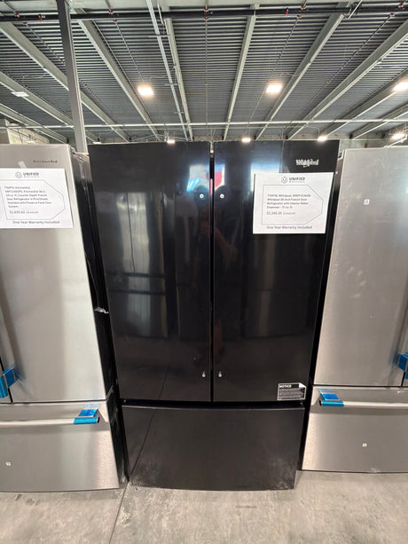 Whirlpool 31 cu ft French Door Refrigerator WRFF3336SB - scratch and dent, Nampa ID