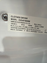 T12ID40 - Samsung DVE45T6000W/A3 7.5 cu. ft. Electric Dryer