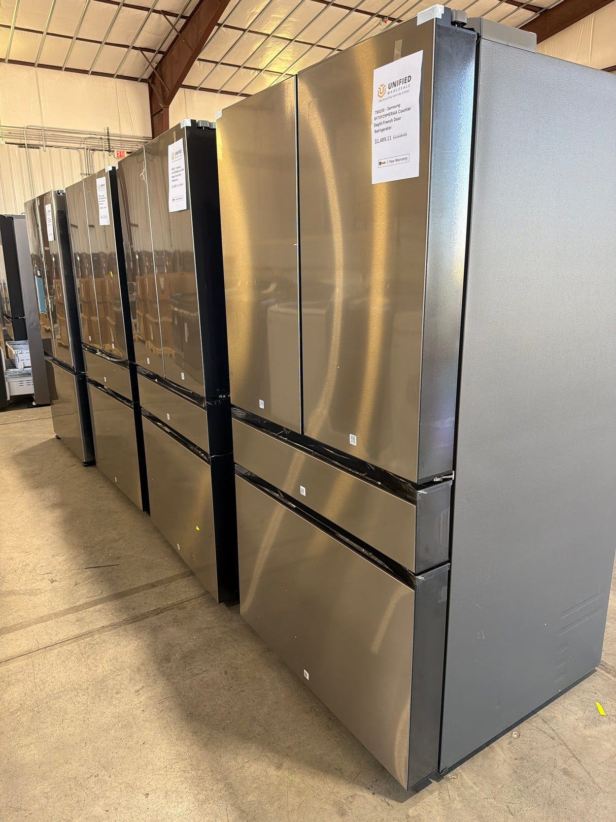 T8ID26 - Samsung RF70F29MERAA Counter Depth French Door Refrigerator