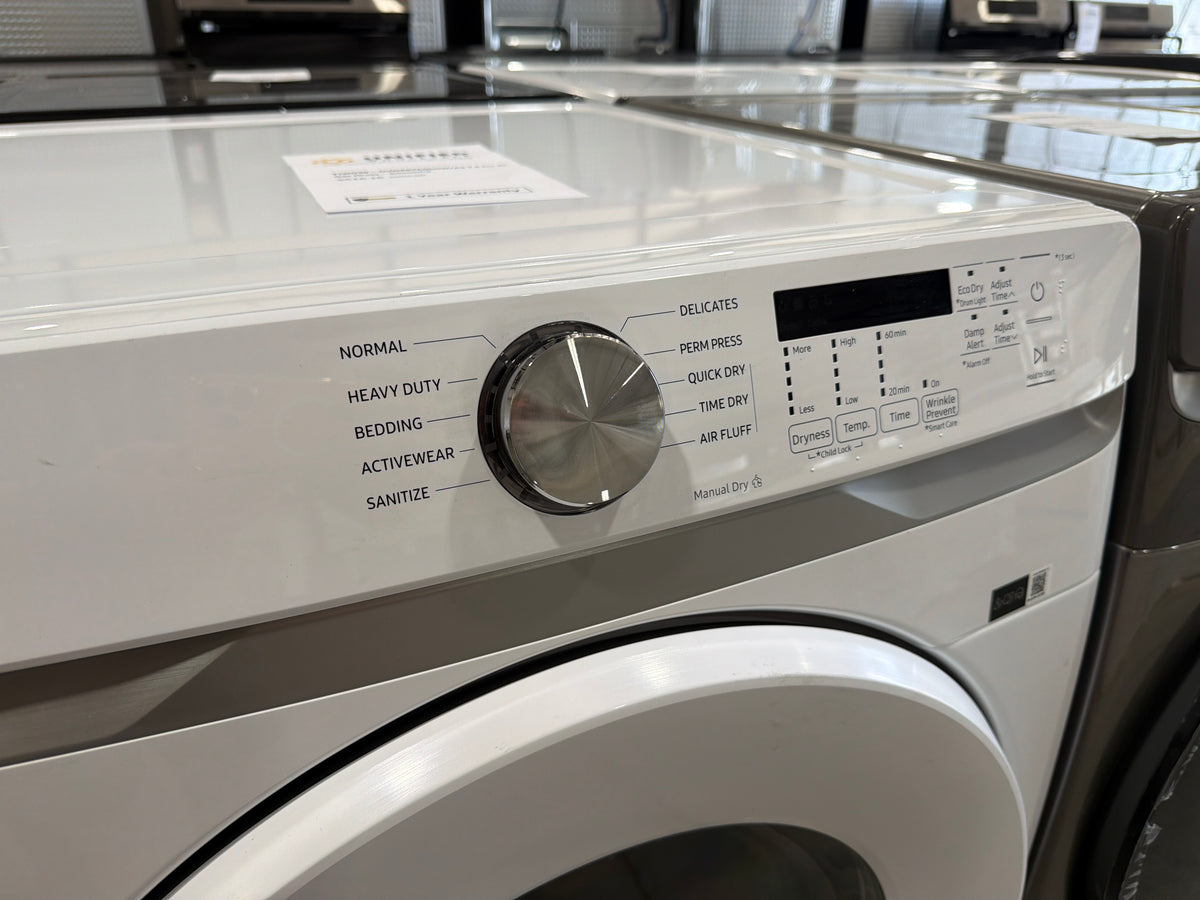 T13ID39 – DVG45T6000W/A3 7.5 Cu. Ft. Gas Dryer – Samsung