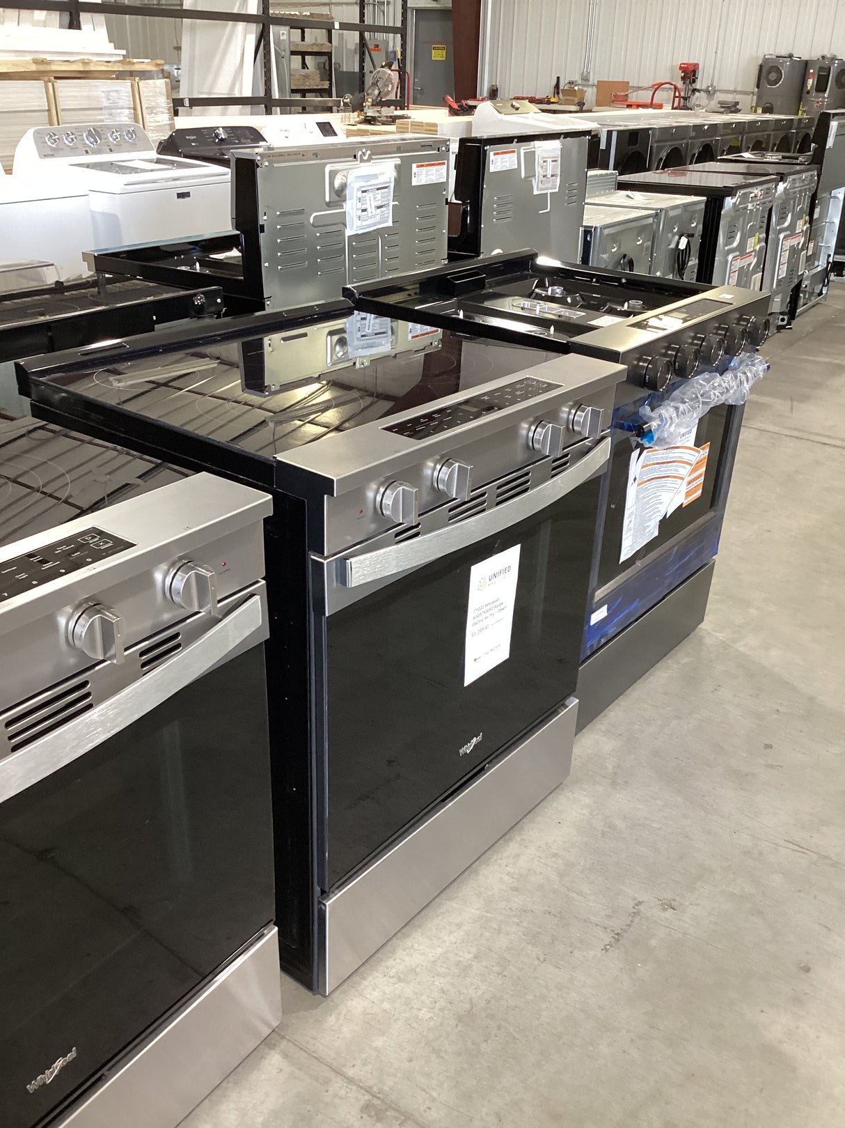 T7ID22 Whirlpool WSES7530RZ Range Electric Air Fry + Steam