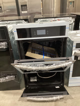 T5ID39 Frigidaire Gallery - 24" Single Gas Wall Oven with Air Fry - Stainless Steel GCWG2438AF