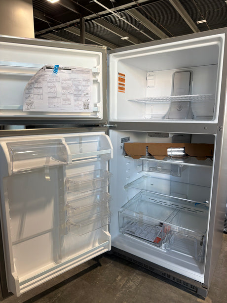 Whirlpool 20.5 cu ft Top Freezer Refrigerator WRT311FZDM - scratch and dent, Nampa ID (photo 3)