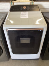 T4ID04 - 7.4 Cu. Ft. Smart Electric Dryer with Steam and Sensor Dry - Ivory DVE55CG7500EA3