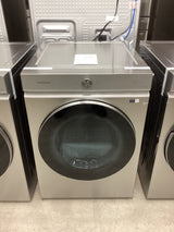 T3ID11 - Samsung - Bespoke 7.6 cu. ft. Ultra Capacity Electric Dryer with AI Optimal Dry and Super Speed Dry - Silver Steel DVE53BB8900TA3