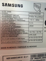 T8ID33 - Samsung RS28A500ASR/AA Side-by-Side Refrigerator