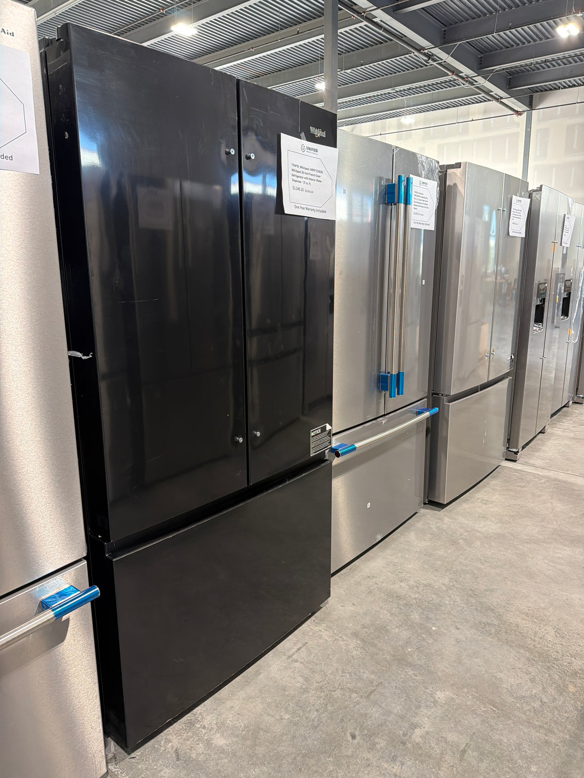 Whirlpool 31 cu ft French Door Refrigerator WRFF3336SB - scratch and dent, Nampa ID (photo 2)