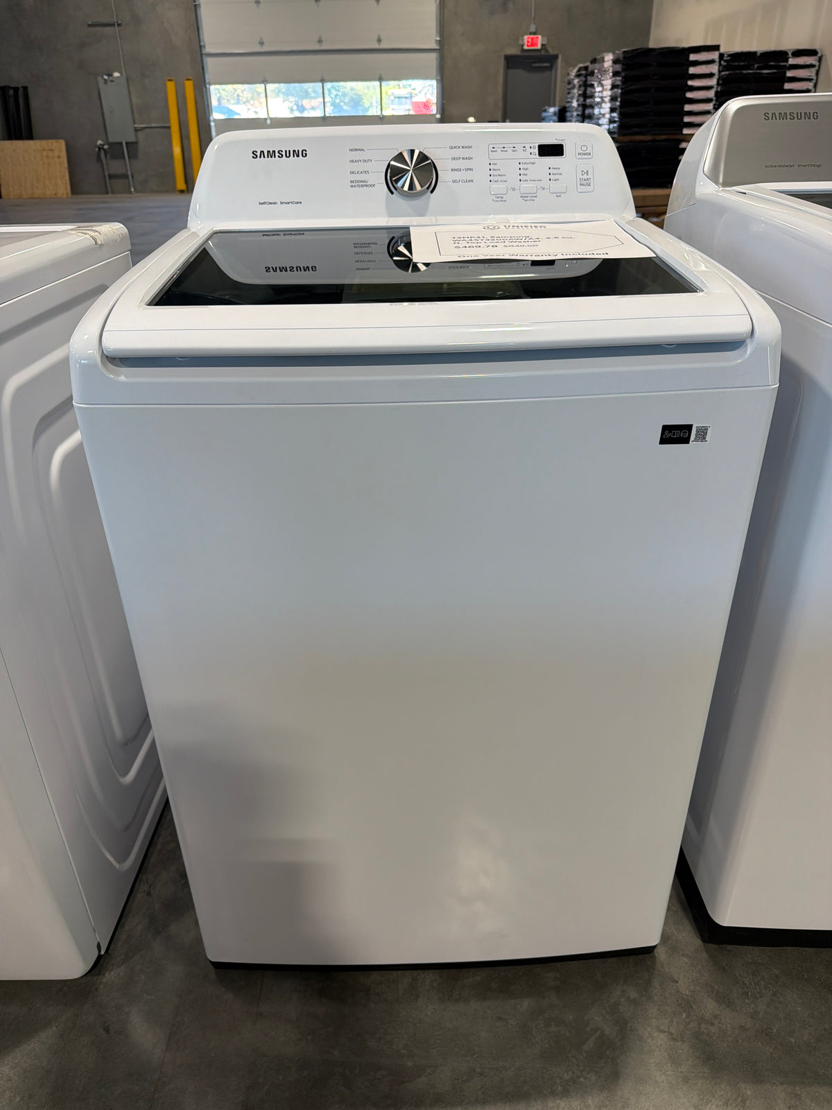 Samsung 4.5 cu ft Top Load Washer WA45T3200AW/A4 – T2NP41
