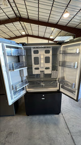 RF30BB6600APAA SAMSUNG Bespoke 30 cu. ft. 3-Door French Door Smart Refrigerator with Beverage Center, Standard Depth T2ID36