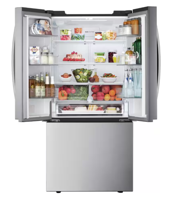 LF21G6200S LG Stainless Steel SMART Counter Depth French Door Refrigerator Print Proof with Ice Maker T1ID09