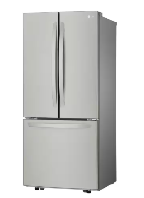 LFCS22520S LG Stainless Steel Standard Depth French Door Refrigerator with Ice Maker T1ID08