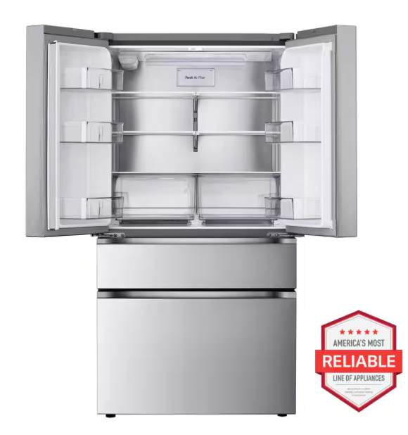 LF30S8210S LG Stainless Steel SMART Standard Depth French Door Refrigerator with Internal Water Dispenser T1ID17