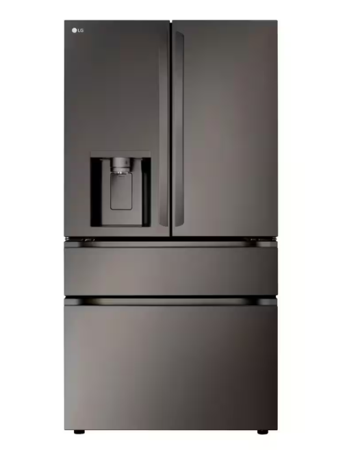 LF29H8330D LG Black Stainless Steel Standard Depth French Door Refrigerator with Full Convert Drawer T1ID27