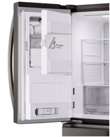 LF29H8330D LG Black Stainless Steel Standard Depth French Door Refrigerator with Full Convert Drawer T1ID27