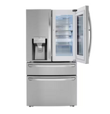 LRMVC2306S LG Stainless Steel Counter Depth Smart French Door Refrigerator, Door in Door with Craft Ice T1ID34