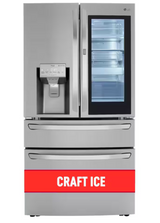 LRMVC2306S LG Stainless Steel Counter Depth Smart French Door Refrigerator, Door in Door with Craft Ice T1ID34