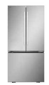 LF25H6200S LG SMART Standard Depth French Door Refrigerator in Print Proof Stainless Steel T1UT05