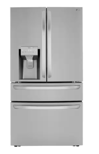 LRMXS3006S LG Stainless Steel 4-Door French Door Refrigerator with Smart Cooling and Craft Ice T1UT27