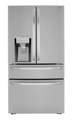 LRMXS3006S LG Stainless Steel 4-Door French Door Refrigerator with Smart Cooling and Craft Ice T1UT27