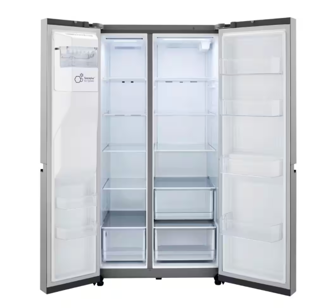 LRSXS2706S LG Stainless Steel Standard Depth Refrigerator with Door Cooling and Ice/Water Dispenser T1UT08