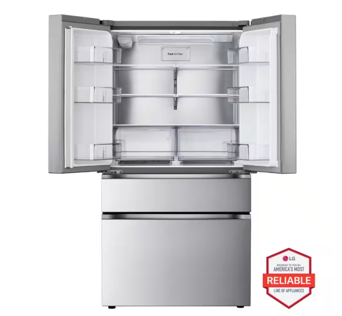 LF26C8210S LG Stainless Steel SMART Counter Depth French Door Refrigerator with Internal Water Dispenser T1UT32