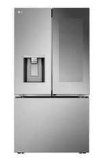 LRYKC2606S LG Stainless Steel Counter Depth French Door Refrigerator with Mirrored InstaView T1UT09